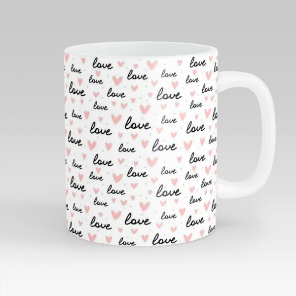 Love Heart Pattern Mug