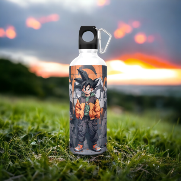 Anime Goku Water Bottle for Kids - 600ml