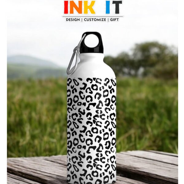 Black and White Spots Pattern - 600ml - Bottle