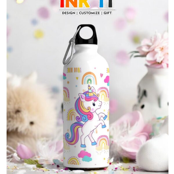 Unicorn Pattern - 600ml - Bottle