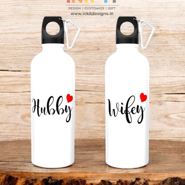 Hubby Wifey - Bottle for Couples - 600ml