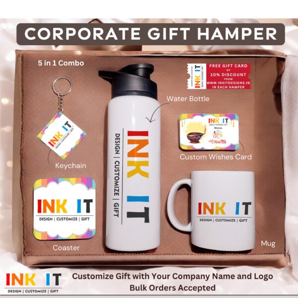5 in 1 Gift Hamper with Discount Coupon