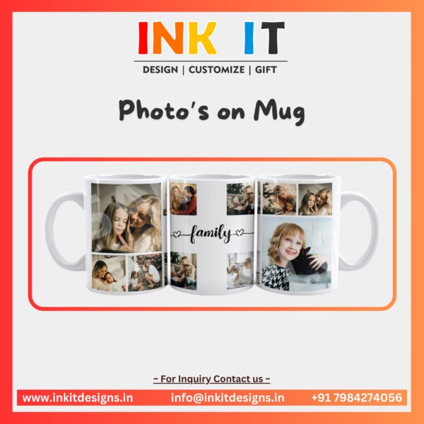 Family Photo Collage Mugs