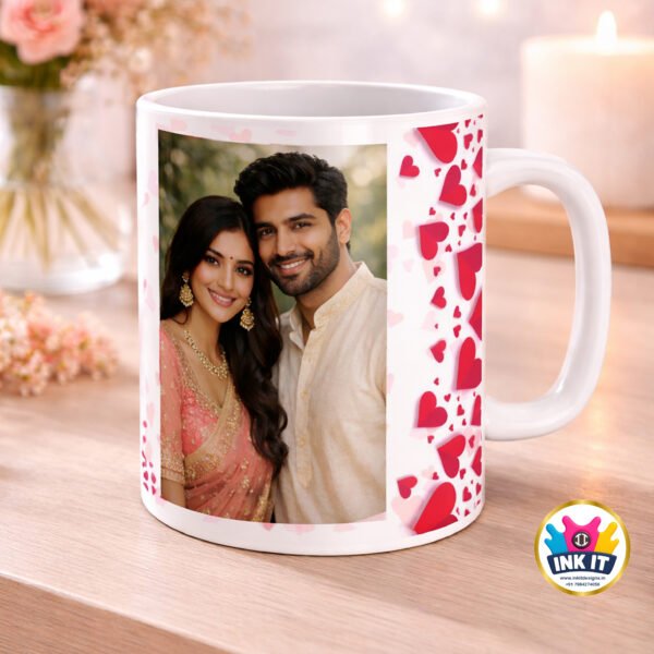 Valentine’s Personalized “Together Forever” Photo Mug