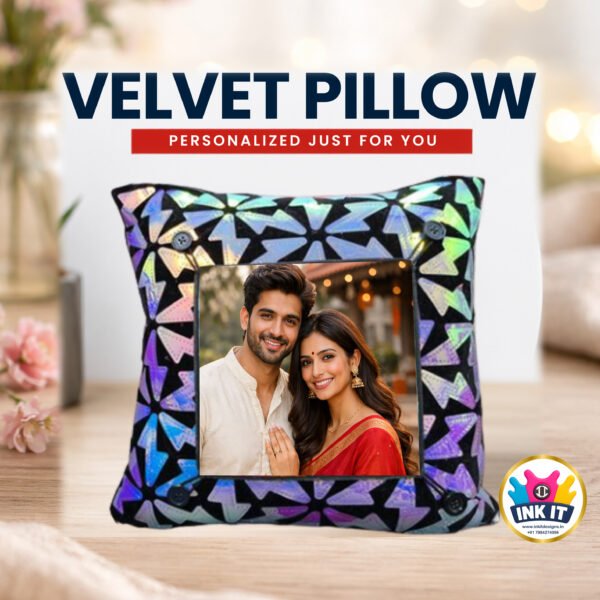 Personalized Velvet Pillow